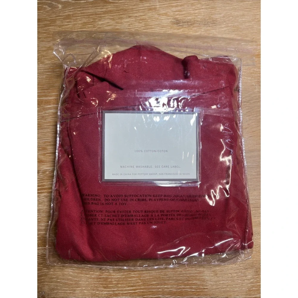 Armchair Napa Slipcover Red from Pottery Barn Monogram 